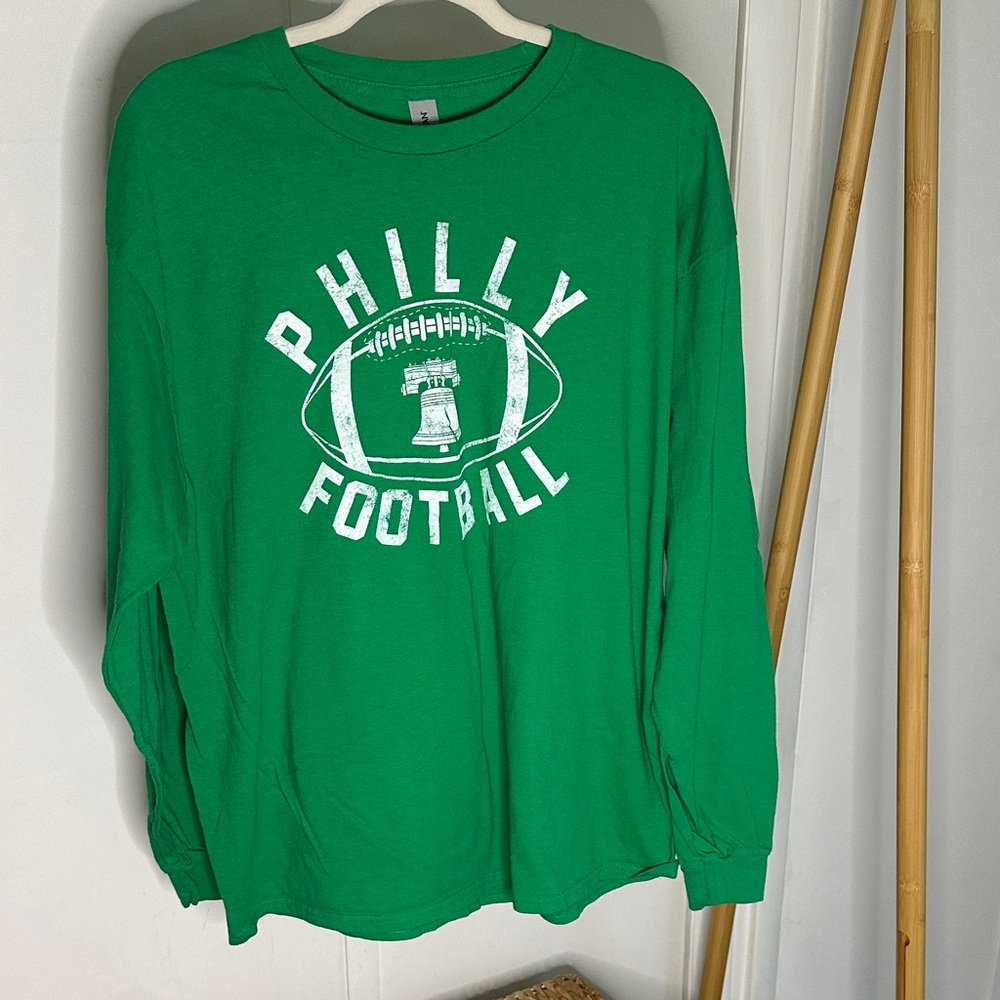 Philadelphia Eagles Football Long Sleeve Shirt size large
